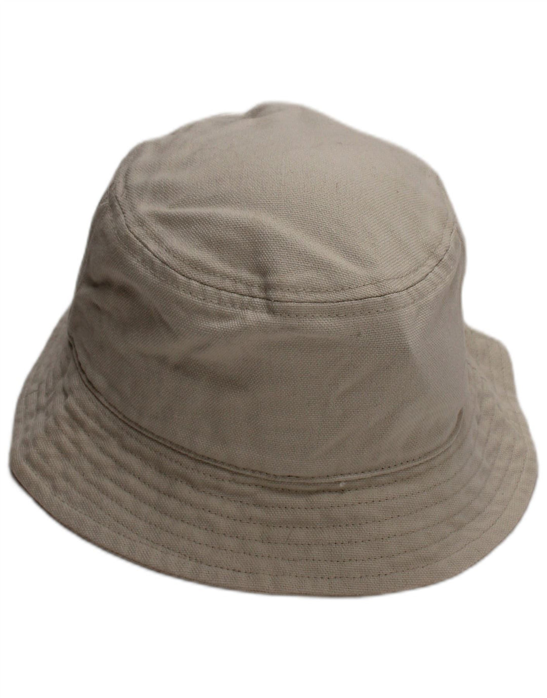 CALVIN KLEIN JEANS Womens Graphic Bucket Hat Small Off White Cotton Logo