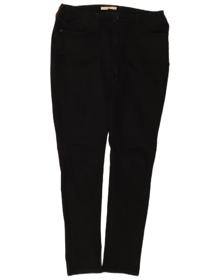 Levi's Womens 711 Skinny Jeans W32 L30 Black Cotton