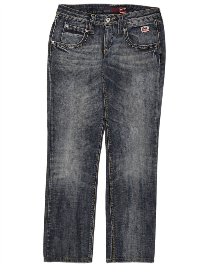 Roy Rogers Womens Seven Bell Straight Jeans IT 42 Medium W28 L29 Blue