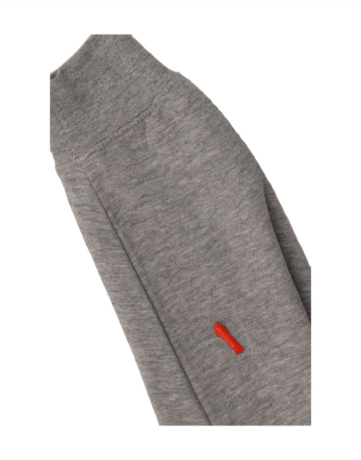 ZARA Womens Crop Oversized Sweatshirt Jumper UK 10 Small Grey Polyester Vintage Zara and Second-Hand Zara from Messina Hembry 