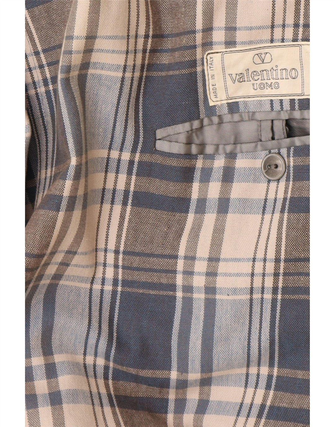 Valentino Mens 2 Button Blazer Jacket UK 40 Large Grey