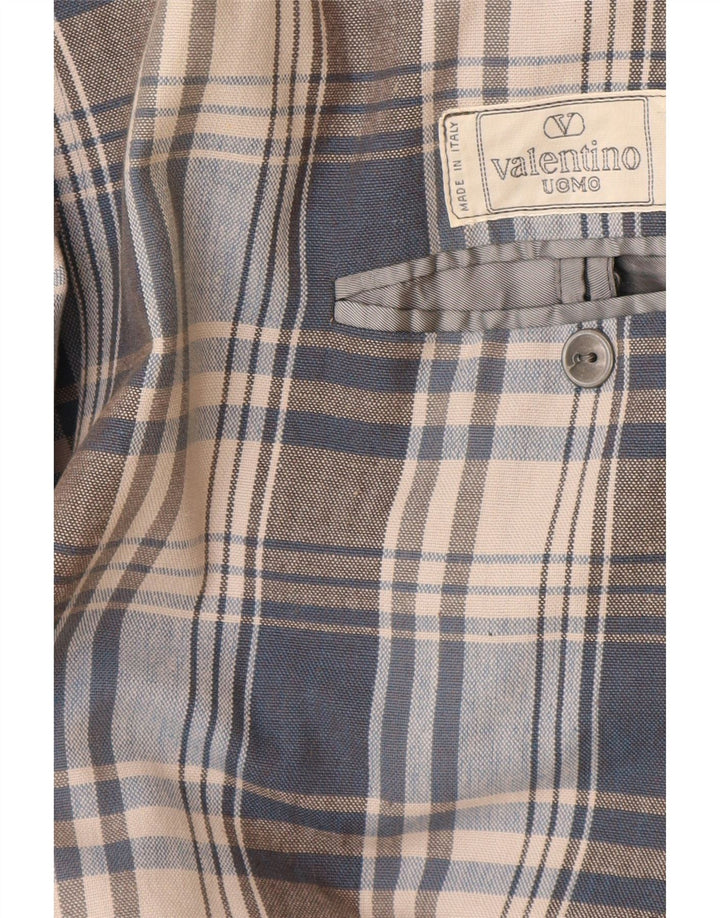 Valentino Mens 2 Button Blazer Jacket UK 40 Large Grey