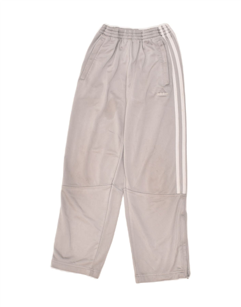 ADIDAS Boys Tracksuit Trousers 10-11 Years Grey Polyester | Vintage Adidas | Thrift | Second-Hand Adidas | Used Clothing | Messina Hembry 