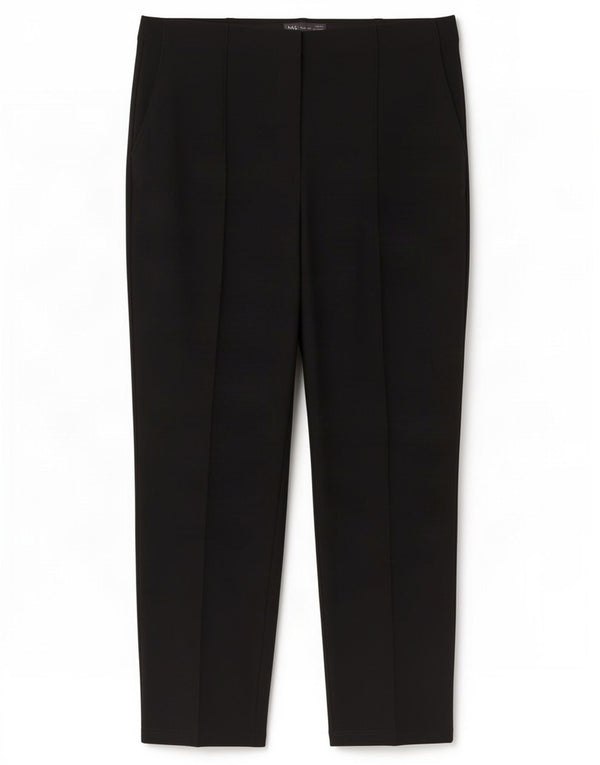 Marks & Spencer Womens Straight Chino Trousers UK 16 Large W34 L28 Black