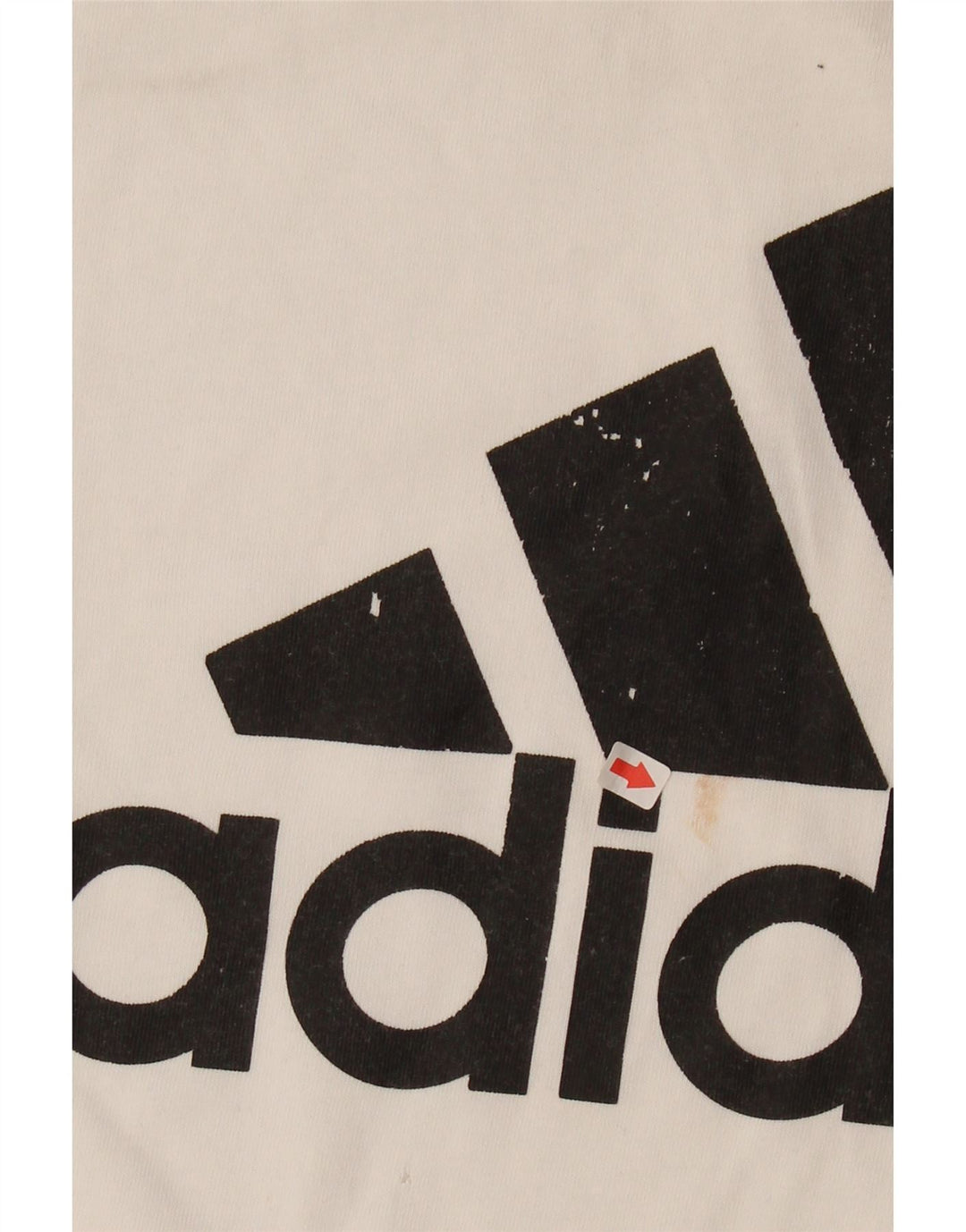 ADIDAS Mens Graphic T-Shirt Top Medium White Cotton Vintage Adidas and Second-Hand Adidas from Messina Hembry 