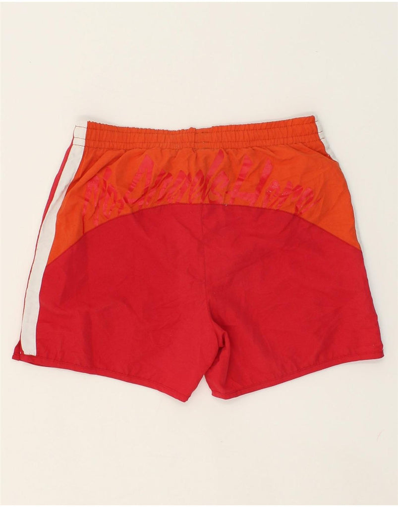 LOTTO Boys Sport Shorts 11-12 Years Orange Colourblock Polyester | Vintage Lotto | Thrift | Second-Hand Lotto | Used Clothing | Messina Hembry 