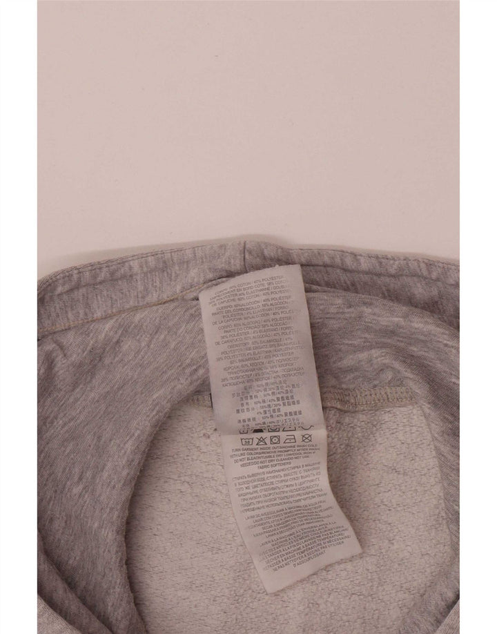 New Balance Mens Graphic Hoodie Jumper Medium Grey Cotton