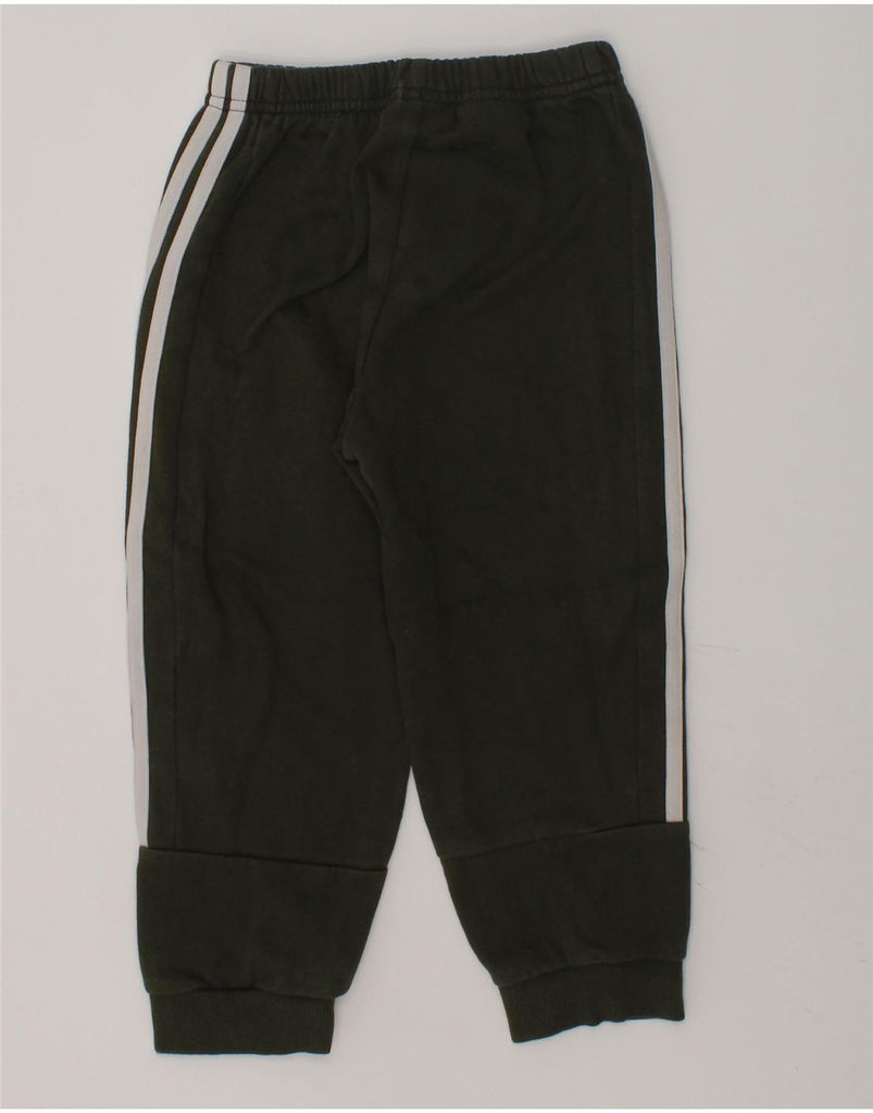 ADIDAS Boys Tracksuit Trousers Joggers 2-3 Years Khaki Cotton | Vintage Adidas | Thrift | Second-Hand Adidas | Used Clothing | Messina Hembry 