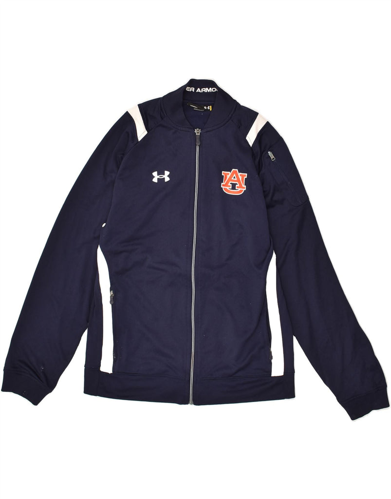 UNDER ARMOUR Mens Tracksuit Top Jacket Small Navy Blue Polyester | Vintage Under Armour | Thrift | Second-Hand Under Armour | Used Clothing | Messina Hembry 