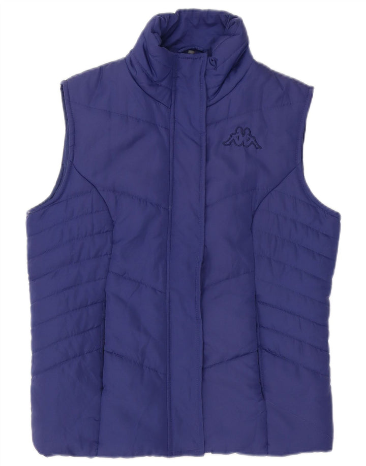 Kappa Womens Padded Gilet UK 14 Medium Purple Polyester
