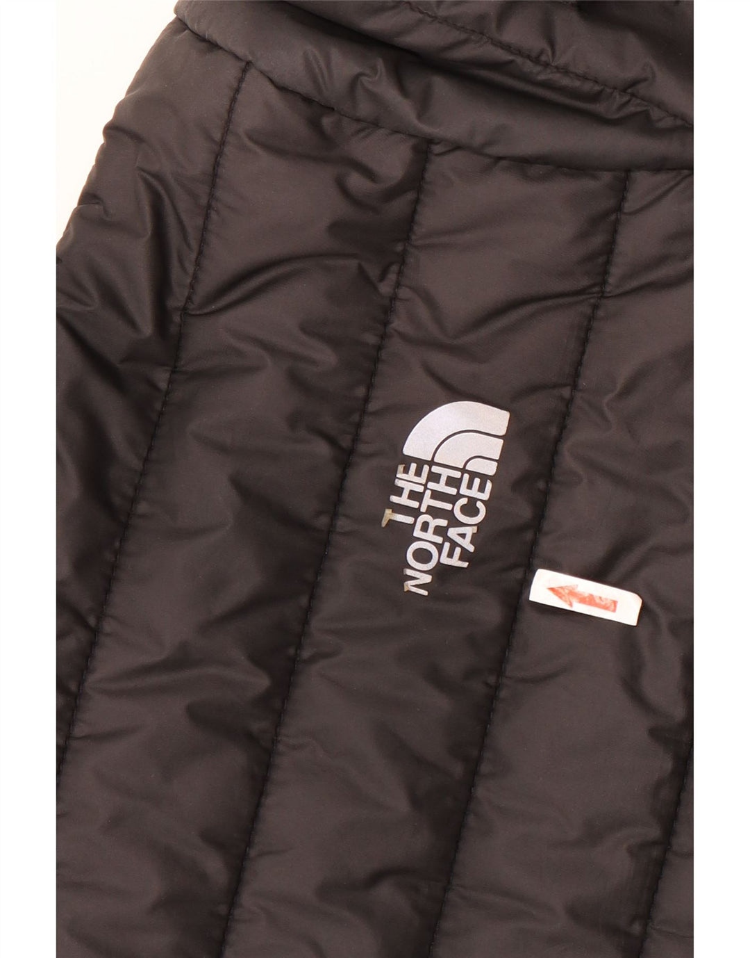 The North Face Boys Hooded Padded Jacket 14-15 Years XL Black Polyester
