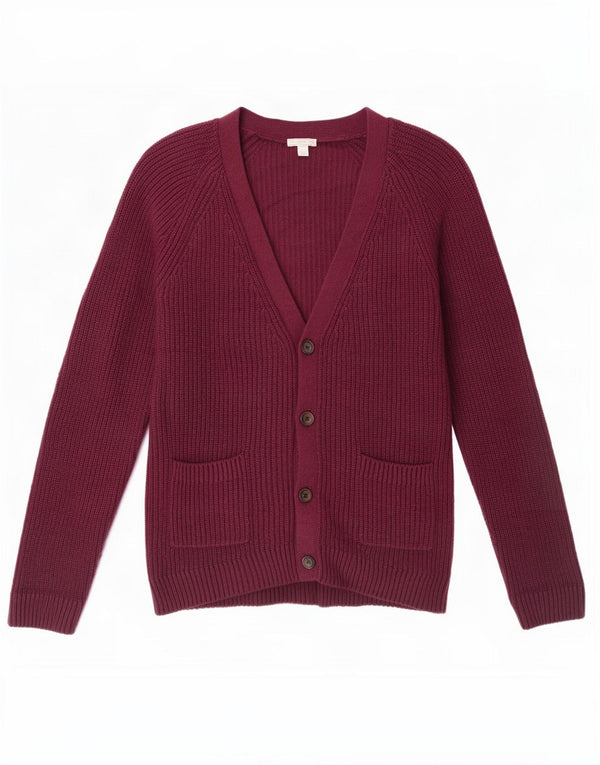 Gap Womens Cardigan Sweater UK 14 Large Purple Cotton