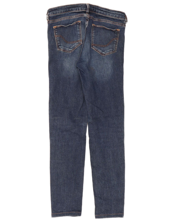 Fat Face Womens Slim Jeans UK 10 Small W28 L28 Blue Cotton