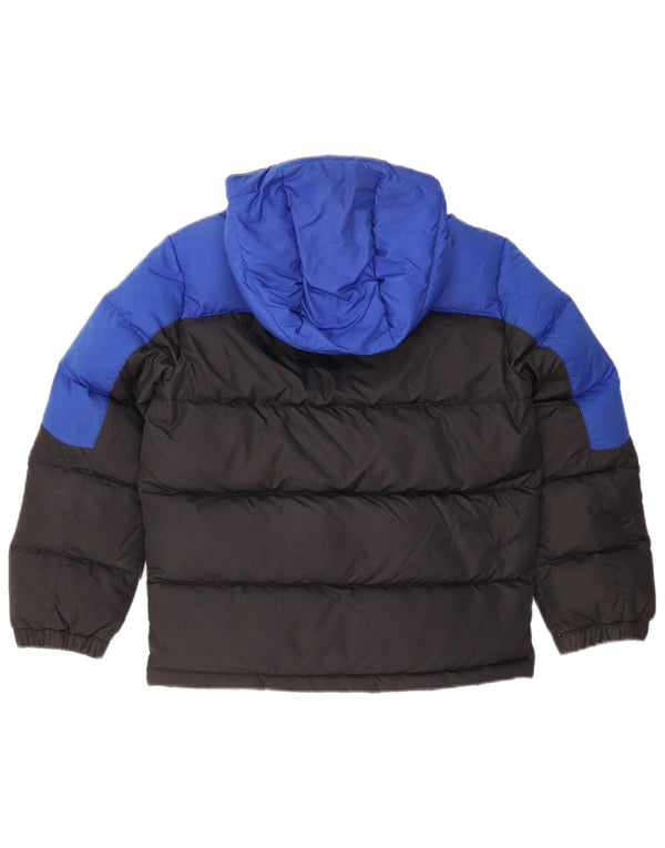 Polo Ralph Lauren Boys Padded Jacket 10-11 Years Medium Black Colourblock