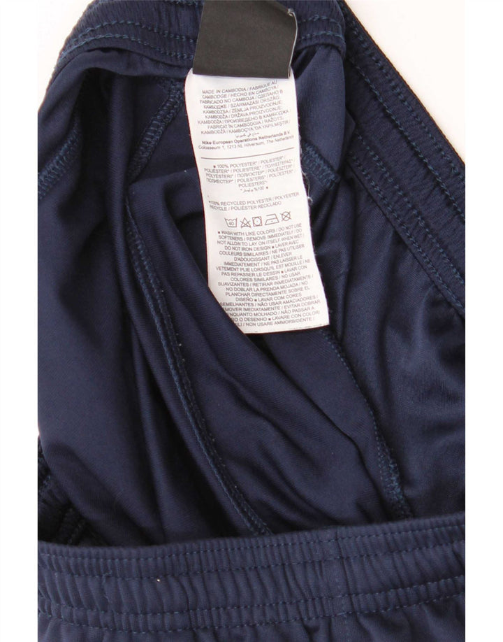 Nike Mens Regular Fit Sport Shorts Large Navy Blue Polyester Sports