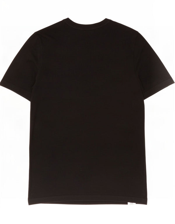 Adidas Mens T-Shirt Top Medium Black Cotton