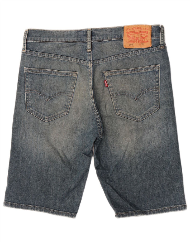 Levi's Mens 508 Denim Shorts W30 Medium Blue Cotton