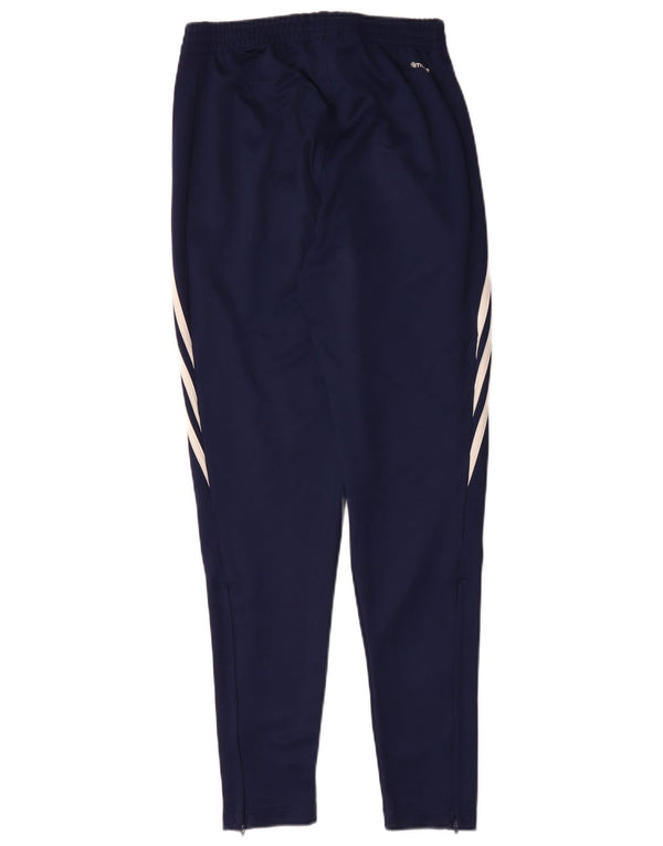 Adidas Mens Climalite Tracksuit Trousers XS Navy Blue Polyester
