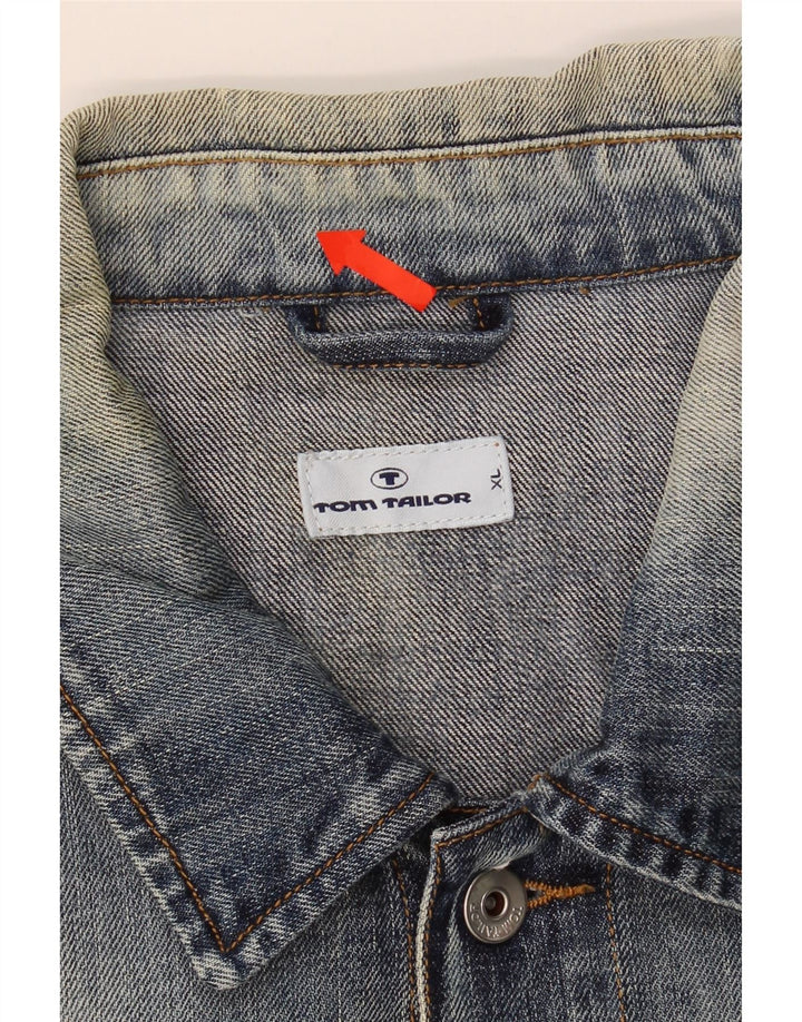 TOM TAILOR Mens Denim Jacket UK 42 XL Blue Cotton Vintage Tom Tailor and Second-Hand Tom Tailor from Messina Hembry 