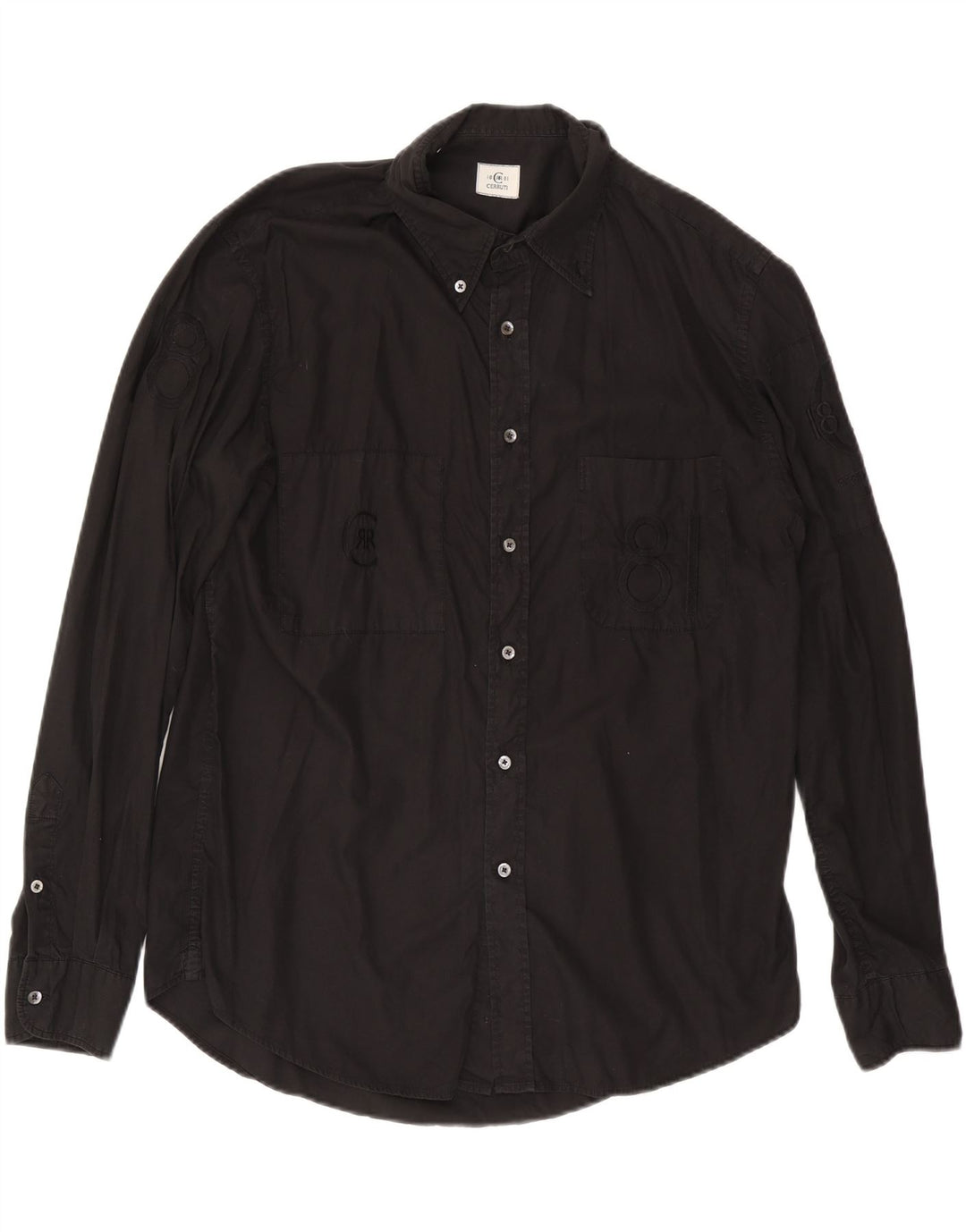CERRUTI 1881 Mens Graphic Shirt XL Black