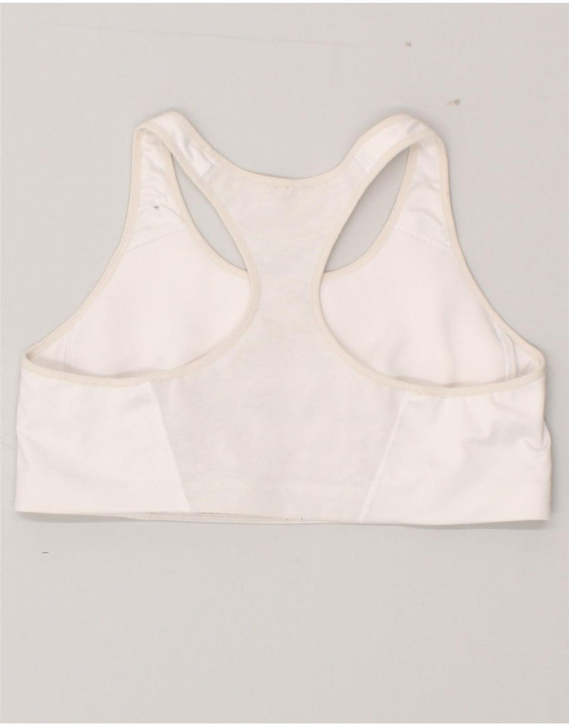 NIKE Womens Sport Bra Top UK 18 XL White Polyester Vintage Nike and Second-Hand Nike from Messina Hembry 