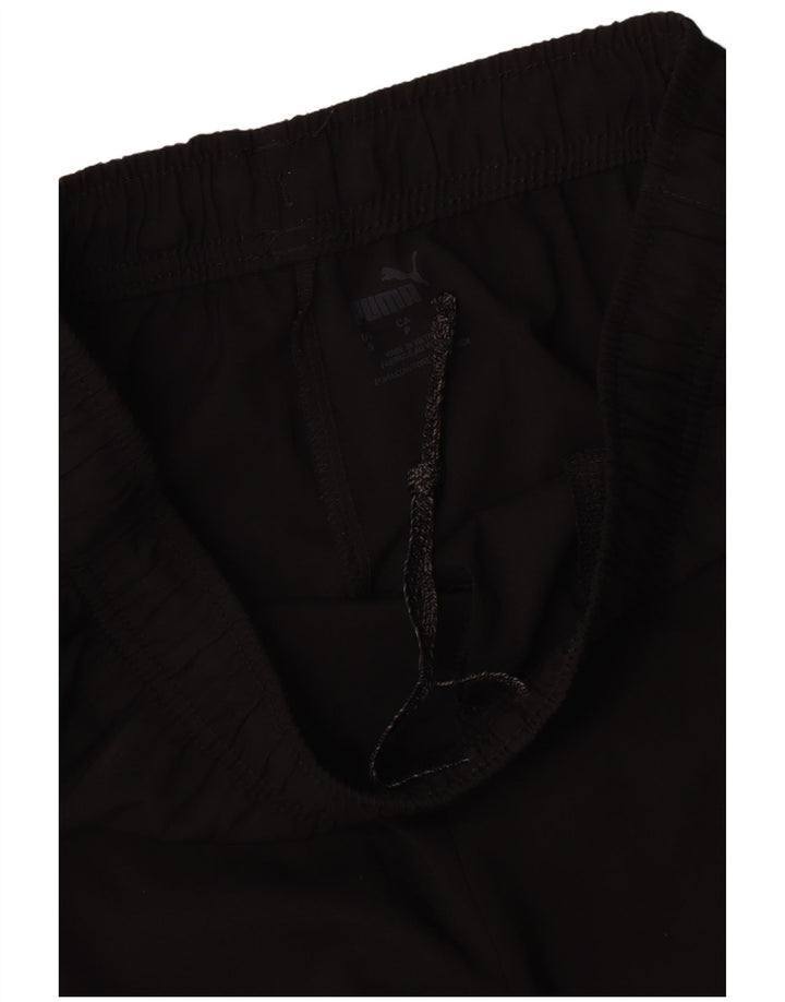 Puma Womens Tracksuit Trousers UK 10 Small Black Polyester