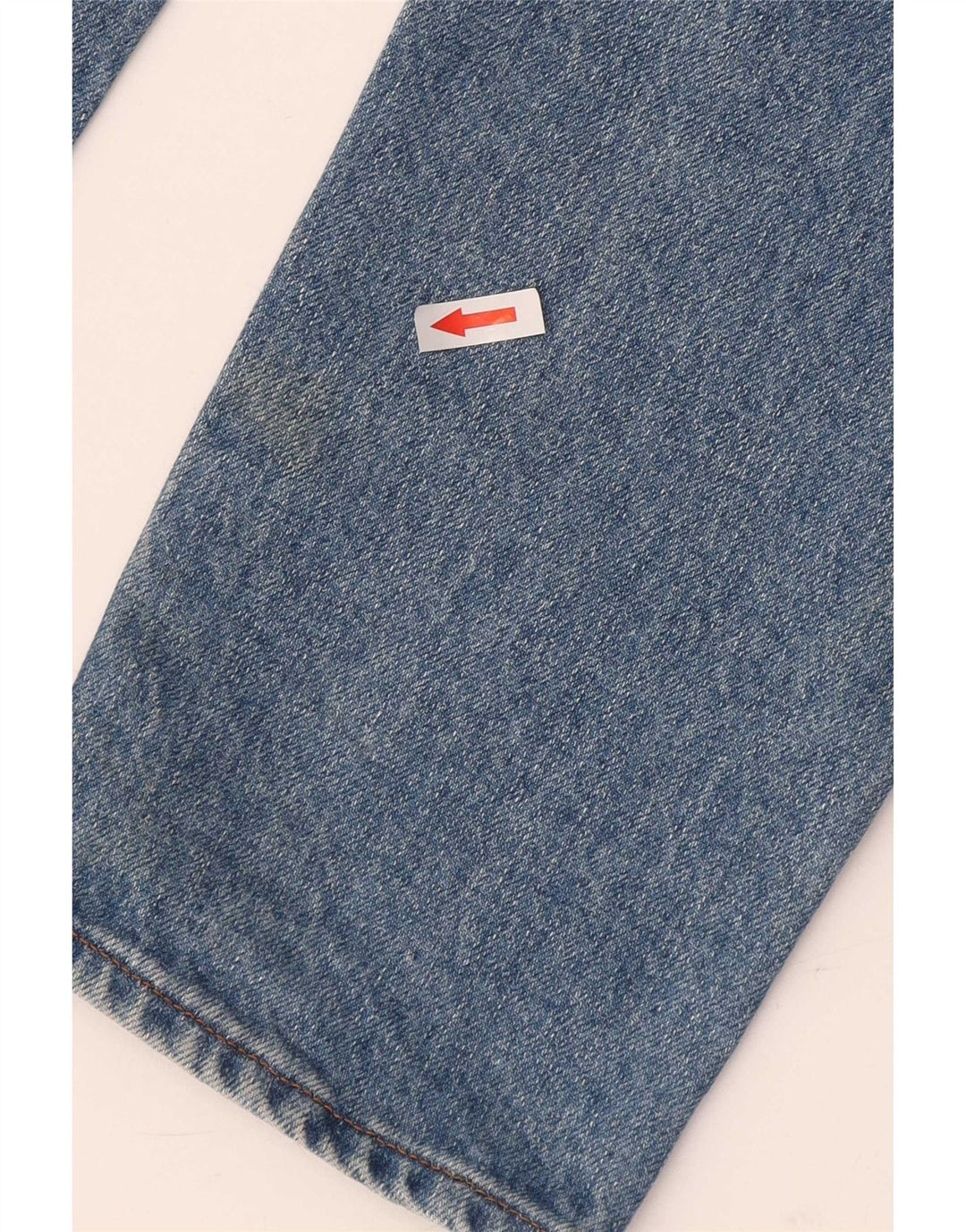 Armani Womens Crop Straight Jeans W28 L26 Blue Cotton