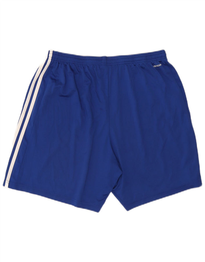Adidas Mens Aeroready Sport Shorts 2XL  Blue Polyester