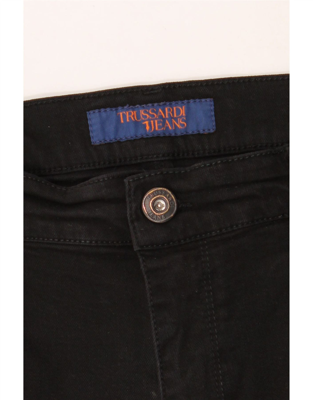 TRUSSARDI Mens Skinny Jeans W32 L35 Black Vintage Trussardi and Second-Hand Trussardi from Messina Hembry 