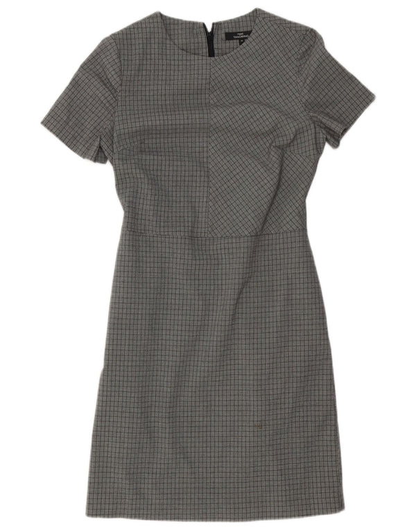 Next Womens Sheath Dress UK 6 XS Grey Houndstooth