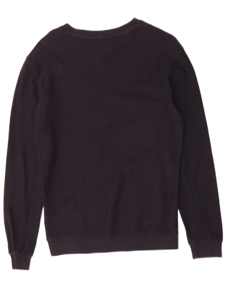 ZARA Mens Sweatshirt Jumper Small Black Cotton