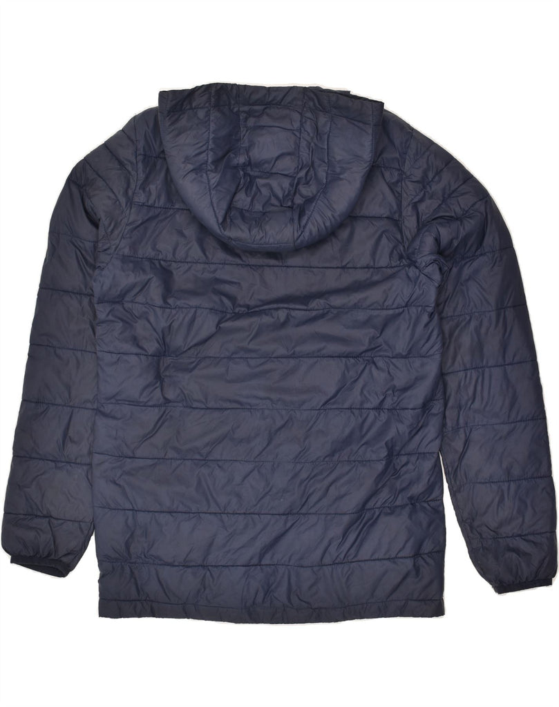 JACK & JONES Boys Hooded Padded Jacket 15-16 Years Navy Blue Nylon | Vintage Jack & Jones | Thrift | Second-Hand Jack & Jones | Used Clothing | Messina Hembry 