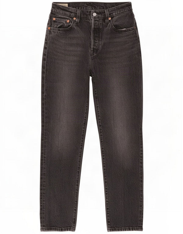 Levi's Mens 501 Straight Jeans W28 L30 Grey Cotton