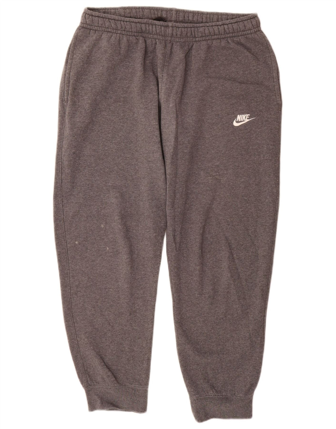 Nike Mens Tracksuit Trousers Joggers Large  Grey Cotton