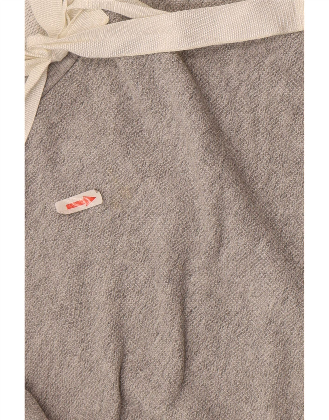 MET Womens Long Sleeve Blouse Top UK 10 Small Grey Cotton