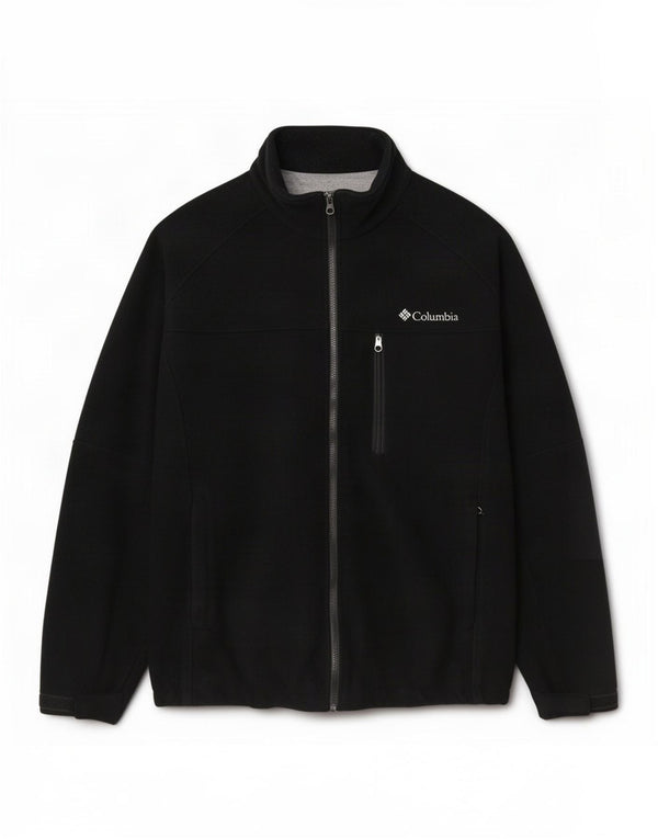 Columbia Mens Titanium Fleece Jacket UK 42 XL Black Nylon
