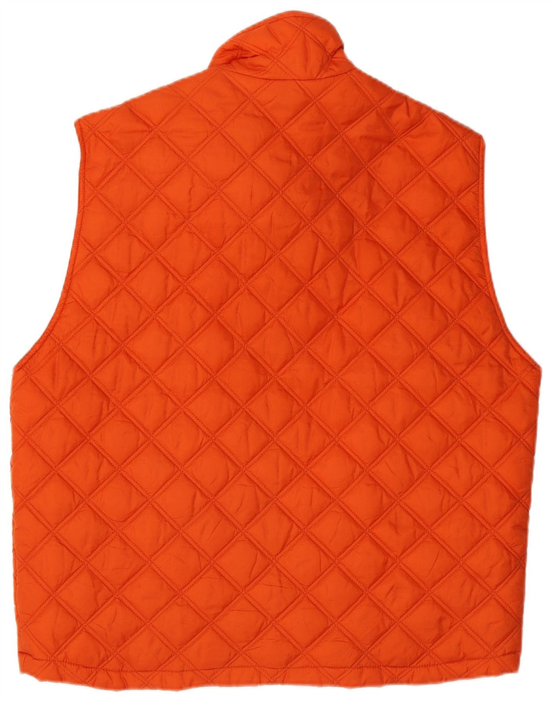 Invicta Mens Quilted Gilet UK 42 XL Orange Polyamide