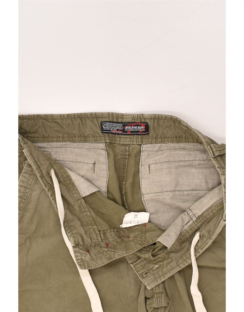 ROBERTO RICCI DESIGNS Mens Chino Shorts IT 50 Large W34 Khaki Cotton | Vintage Roberto Ricci Designs | Thrift | Second-Hand Roberto Ricci Designs | Used Clothing | Messina Hembry 