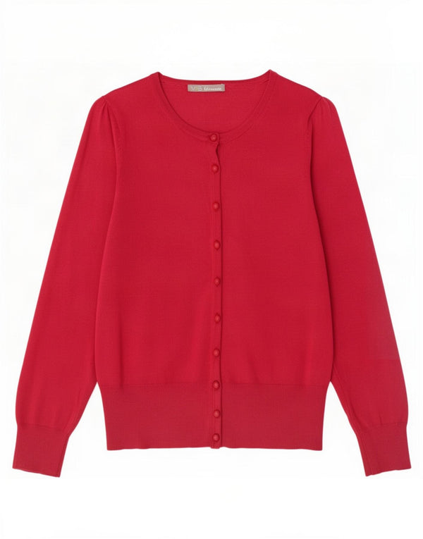 Marks & Spencer Womens Cardigan Sweater UK 12 Medium Pink
