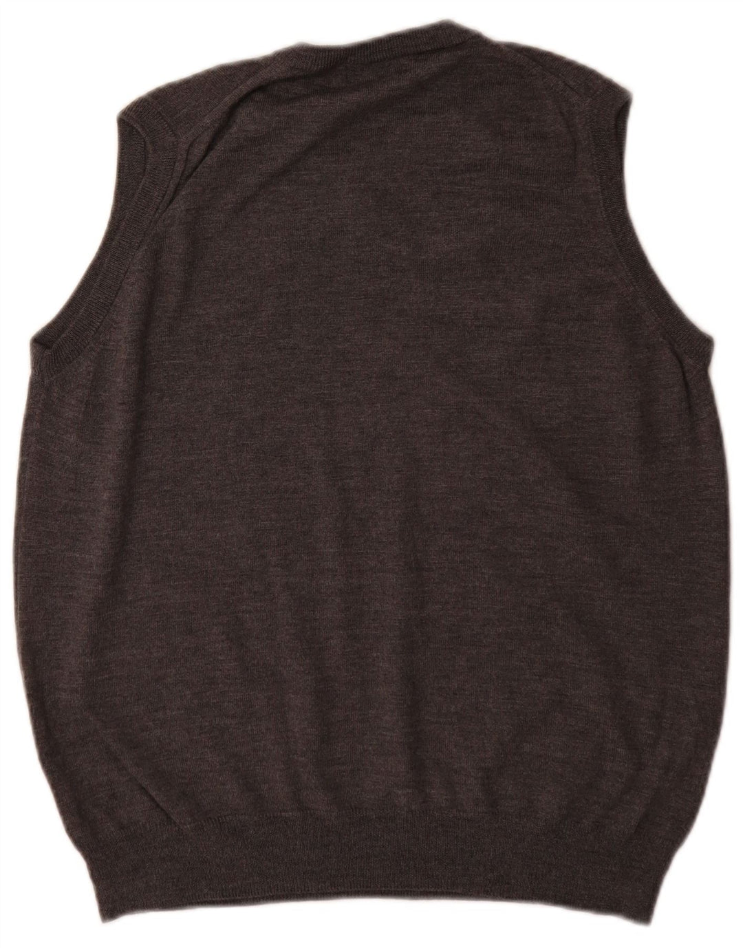 Marks & Spencer Mens Vest Tank Top Medium Grey Merino Wool