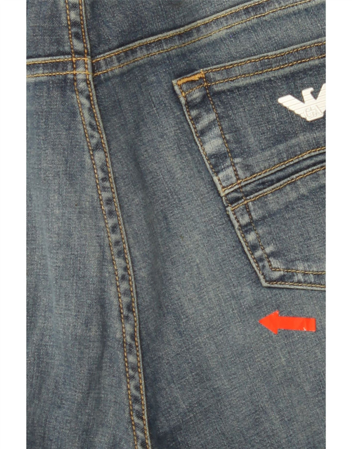 ARMANI Womens Skinny Jeans W29 L34 Blue Cotton Vintage Armani and Second-Hand Armani from Messina Hembry 