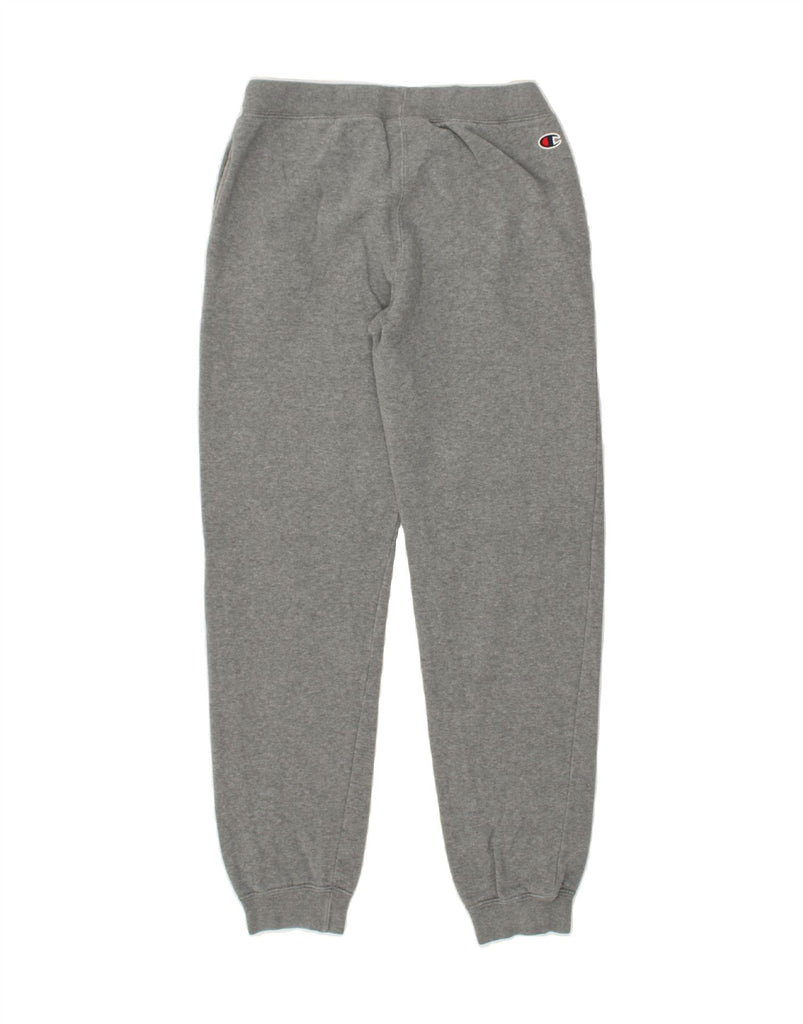 CHAMPION Boys Graphic Tracksuit Trousers Joggers 13-14 Years XL Grey | Vintage Champion | Thrift | Second-Hand Champion | Used Clothing | Messina Hembry 