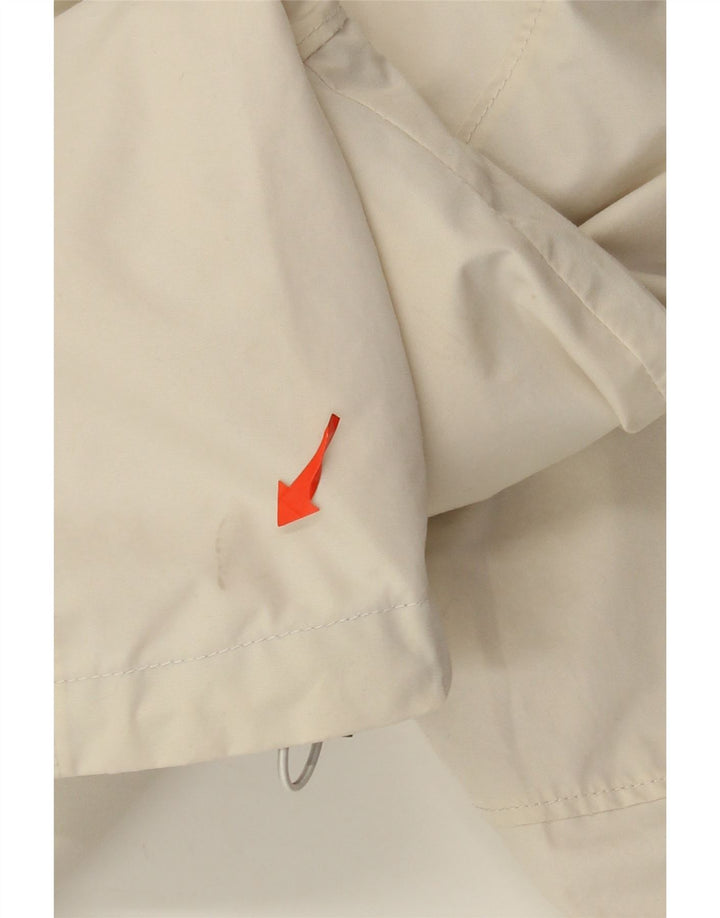 Columbia Womens Omni-Tech Oversized Hooded Rain Jacket UK 18 XL Beige