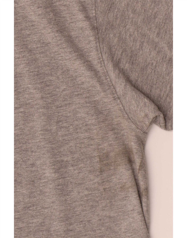 Champion Mens Graphic T-Shirt Top Large Grey Cotton