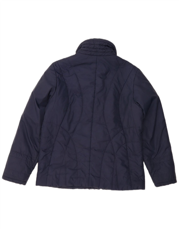 TOMMY HILFIGER Womens Padded Jacket UK 18 XL Navy Blue