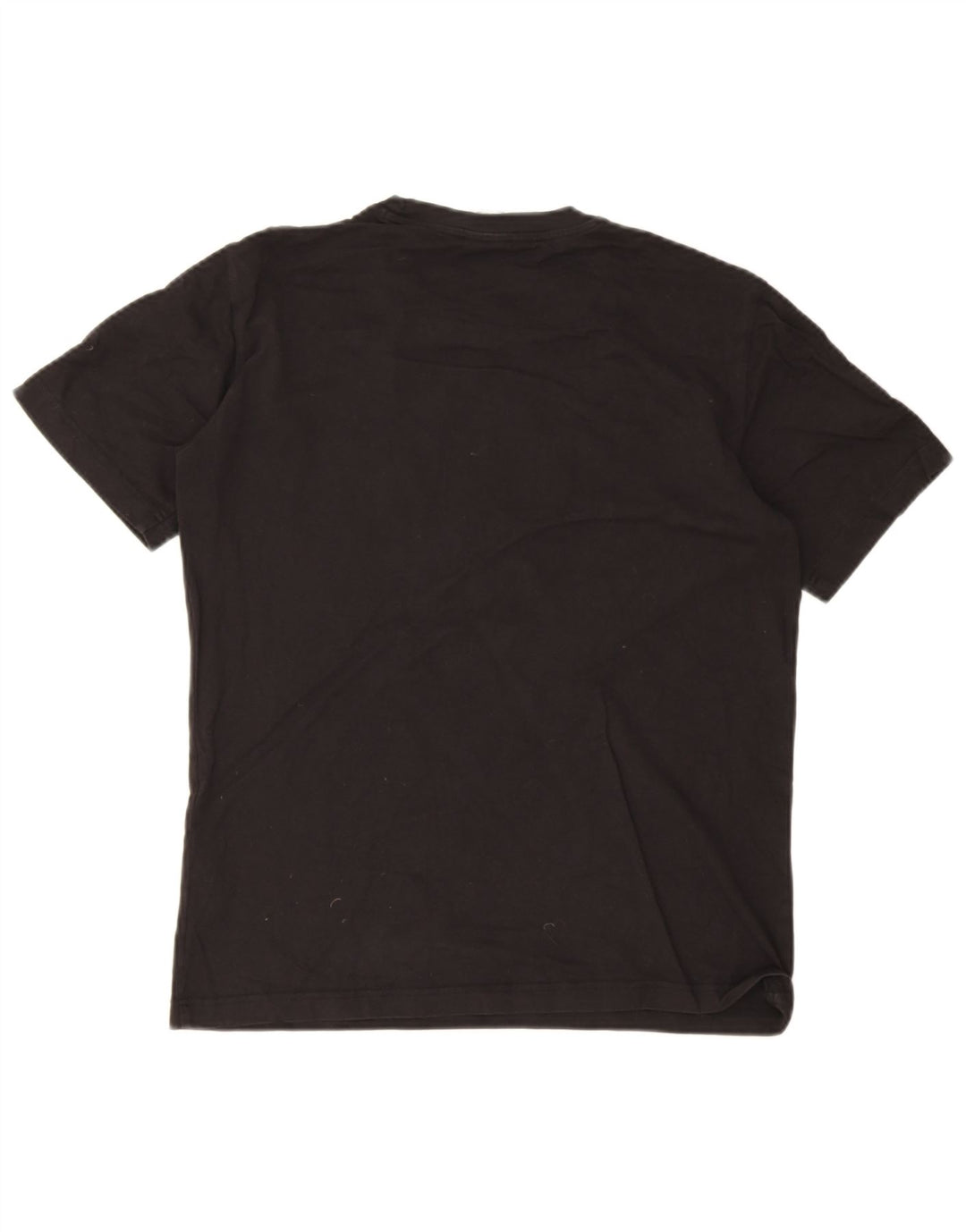 Champion Mens Harvard Graphic T-Shirt Top Medium Black Cotton