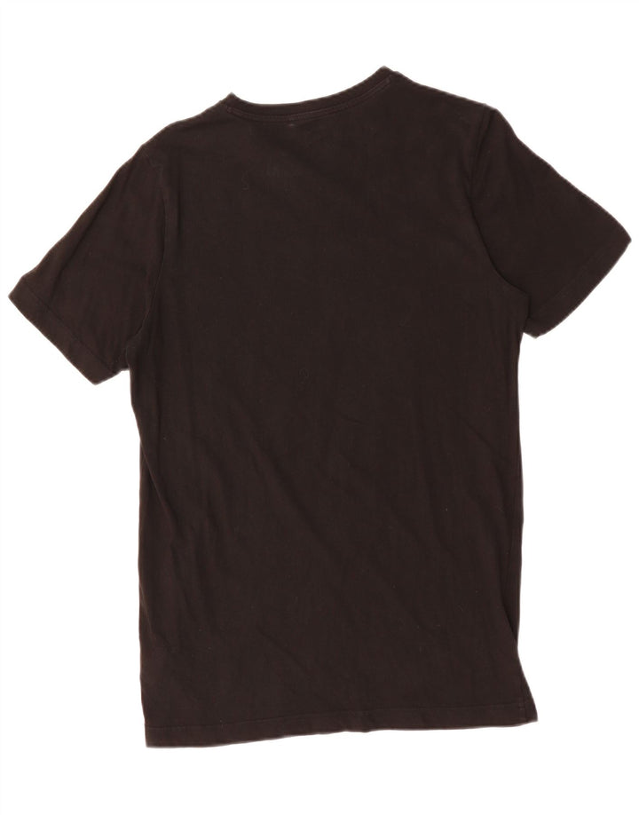 Puma Mens Graphic T-Shirt Top Small Black Cotton
