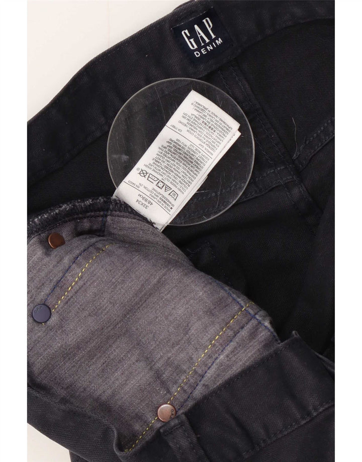 Gap Mens Slim Jeans W33 L34 Navy Blue Cotton