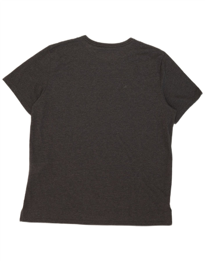 Nike Mens Dri Fit T-Shirt Top XL Grey Polyester