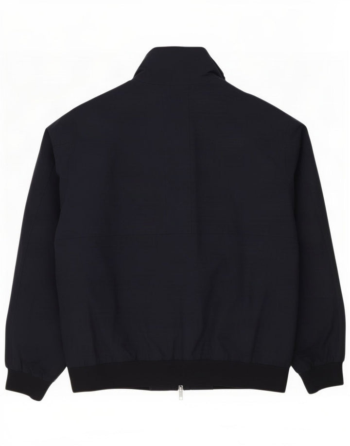Murphy & Nye Mens Sailmakers Bomber Jacket UK 42 2XL Navy Blue Polyamide